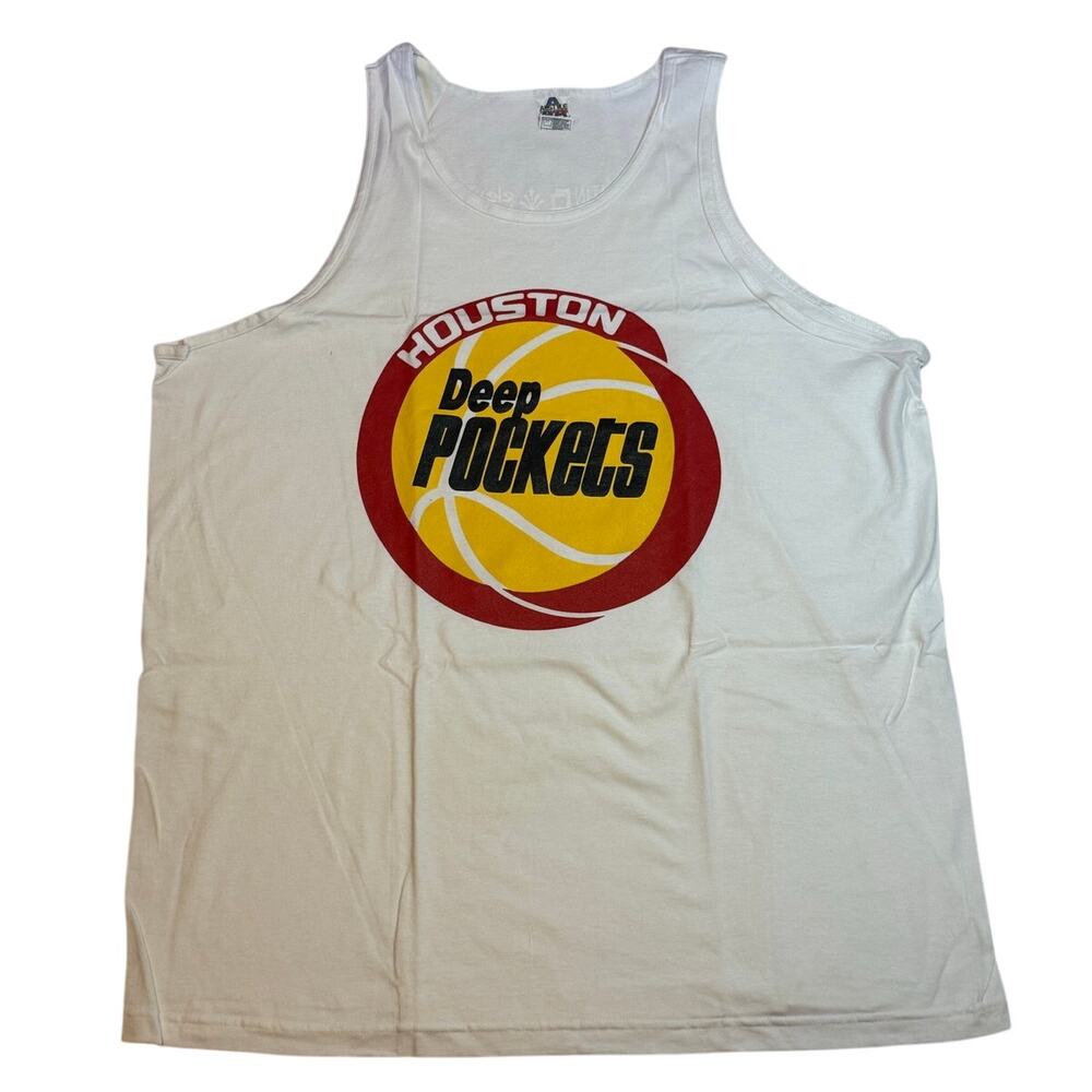 Houston Deep Pockets Tank Top sz: 2X LARGE  EXCELLENT CONDITION